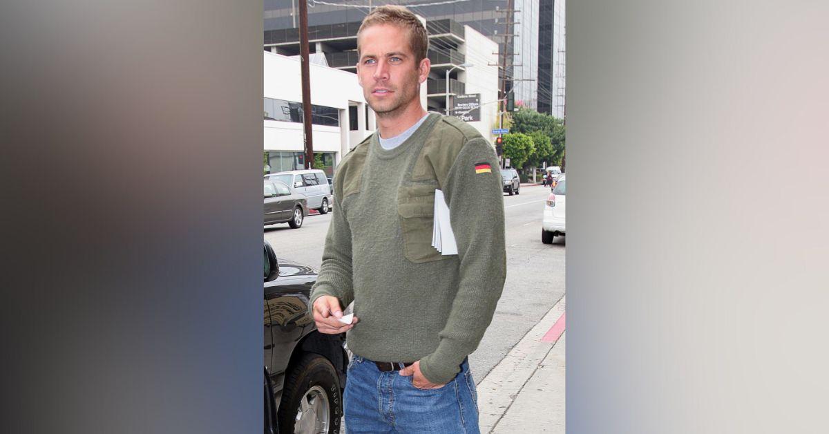 Image of Paul Walker passed away in 2013.
