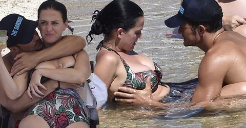 orlando bloom grabbing katy perry breast