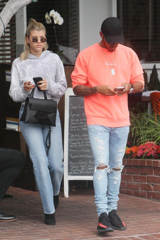 Sofia Richie and Lewis Hamilton lunch date at Mauro&#8217;s Cafe