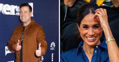 meghan markle hugged carson daly archewell forum