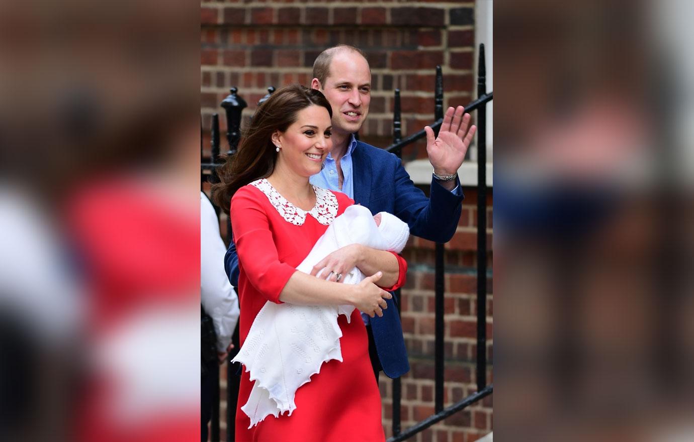 New Royal Baby Leaves Lindo Wing at St Marys Hospital