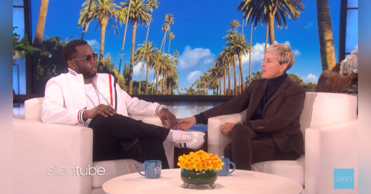 Photo of Sean 'Diddy' Combs and Ellen DeGeneres on 'The Ellen DeGeneres Show.'