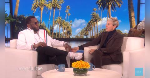 Photo of Sean 'Diddy' Combs and Ellen DeGeneres on 'The Ellen DeGeneres Show.'