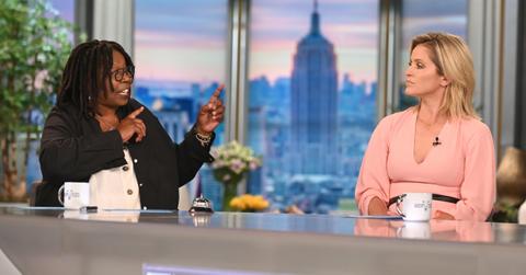 whoopi goldberg annoyed speech the view interrupted sara haines phone