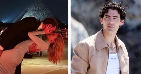 Composite photo of Peregrine Pearson, Sophie Turner and Joe Jonas.