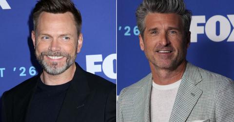 Split photo of Joel McHale and Patrick Dempsey