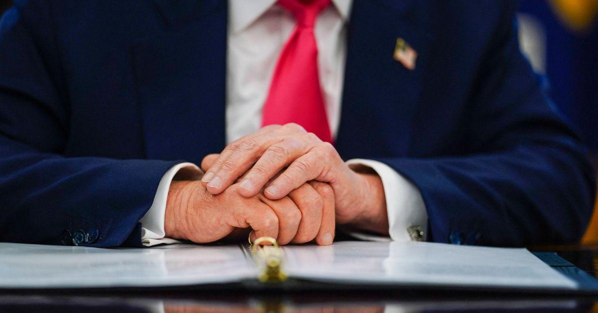 photo of Donald Trump's concerning strut reignited dementia accusations