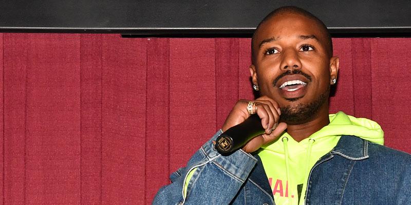 Michael B Jordan is making a case for the Percival polo, and we're  listening