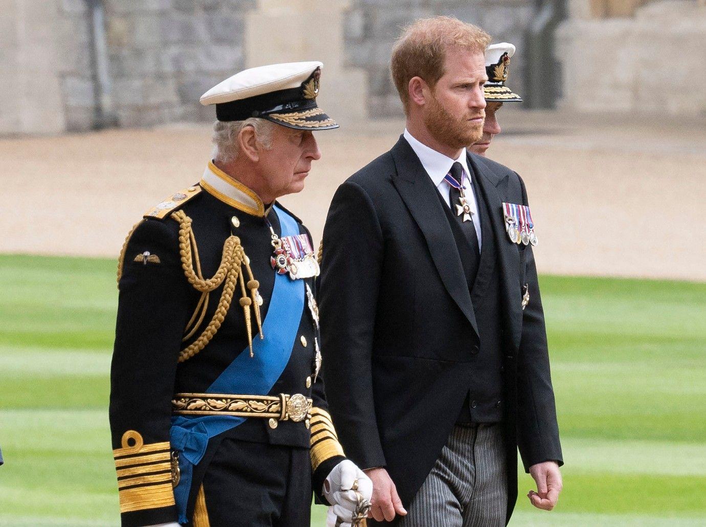 king charles ensured no royal attend prince harry service scheduling party