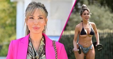 split image of Farrah Abraham and Farrah Abraham