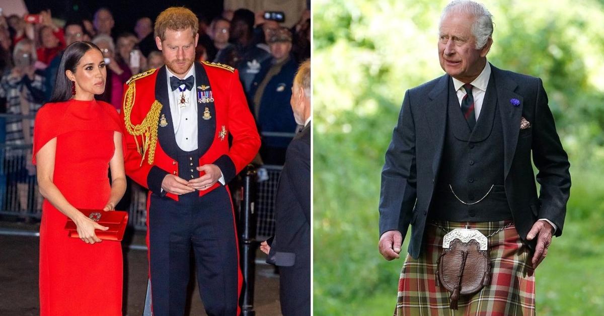 King Charles Draws ‘Line in the Sand’ With Prince Harry and Meghan Markle After Letter Clarifies Their Royal Status, Expert Claims King Charles Draws 'Line in the Sand' With Prince Harry and Meghan Markle After Letter Clarifies Their Royal Status, Expert Claims