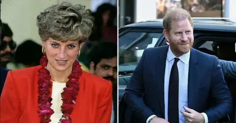 Image of Princess Diana, Prince Harry