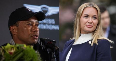 Composite photo of Tiger Woods and Vanessa Trump