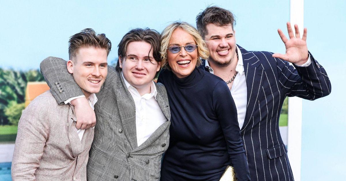 Photo of Roan Stone, Quinn Stone, Sharon Stone and Laird Stone