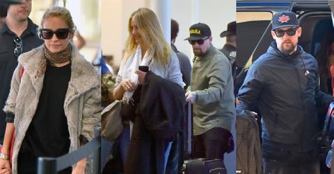 Cameron diaz benji madden joel nicole richie airport vacation couples expecting 01