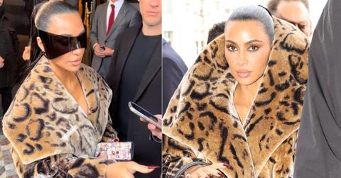 kim kardashian facetune app phone paris fashion week
