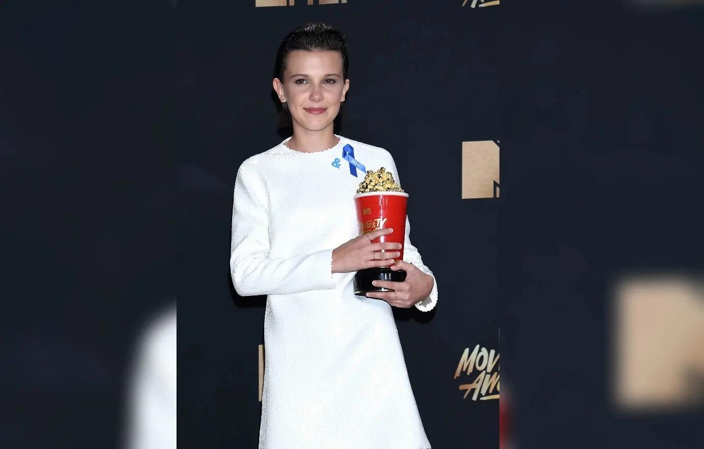 millie bobby brown hits back haters looks decades older new photo