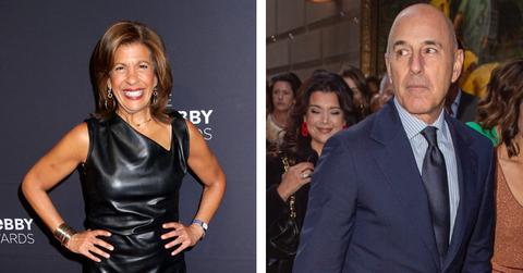 Composite photo of Hoda Kotb and Matt Lauer.