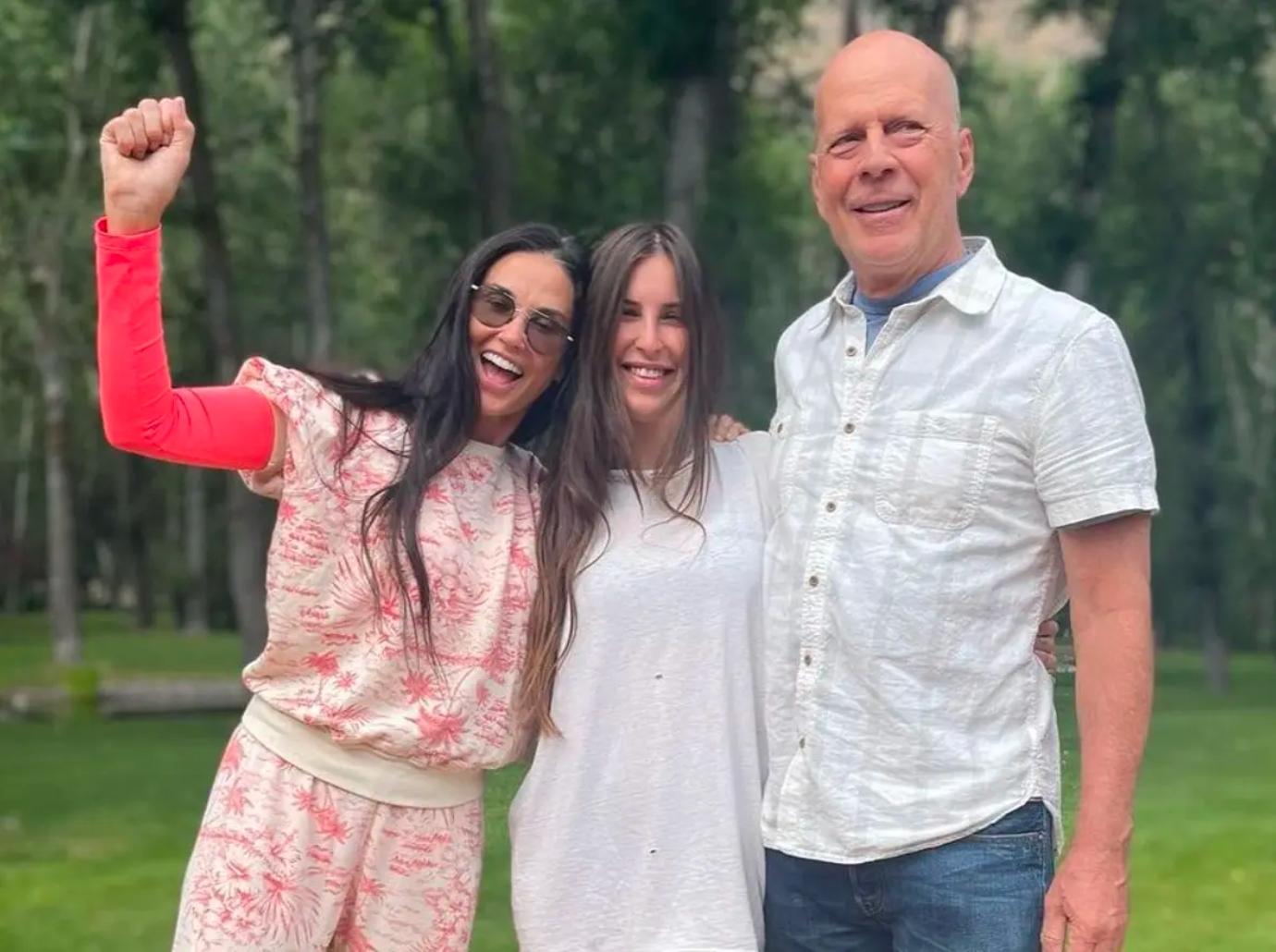 Demi Moore Helping Emma Heming Care For Bruce Willis image image