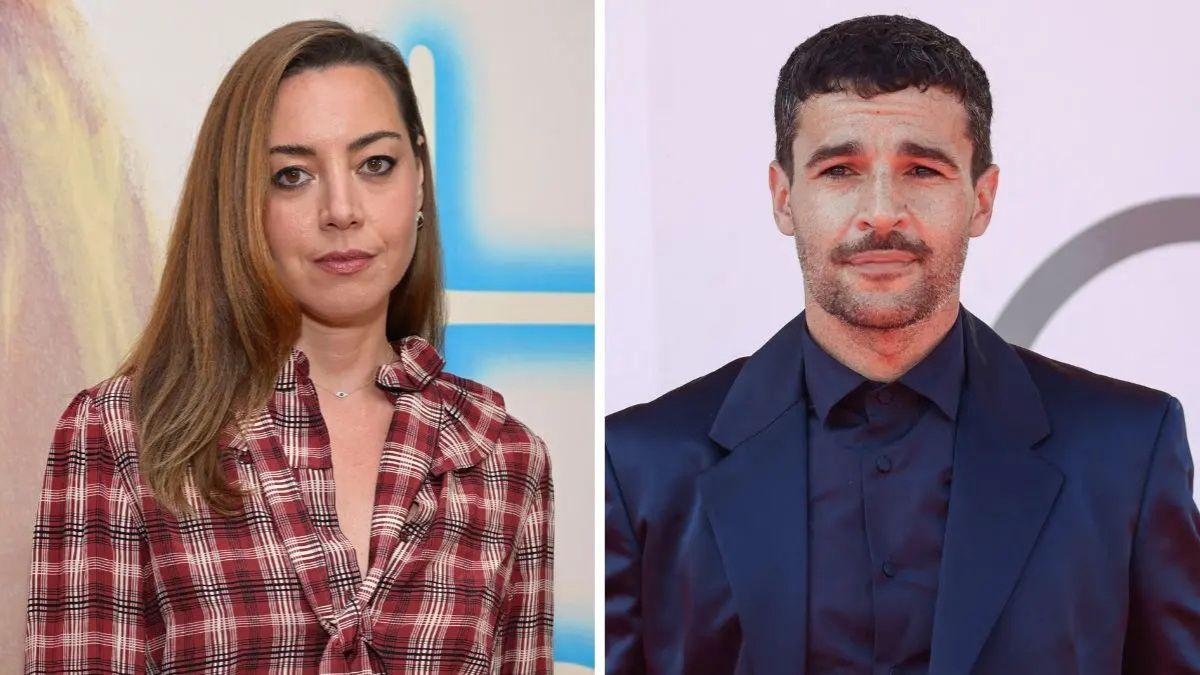 Photo of Aubrey Plaza and Christopher Abbott
