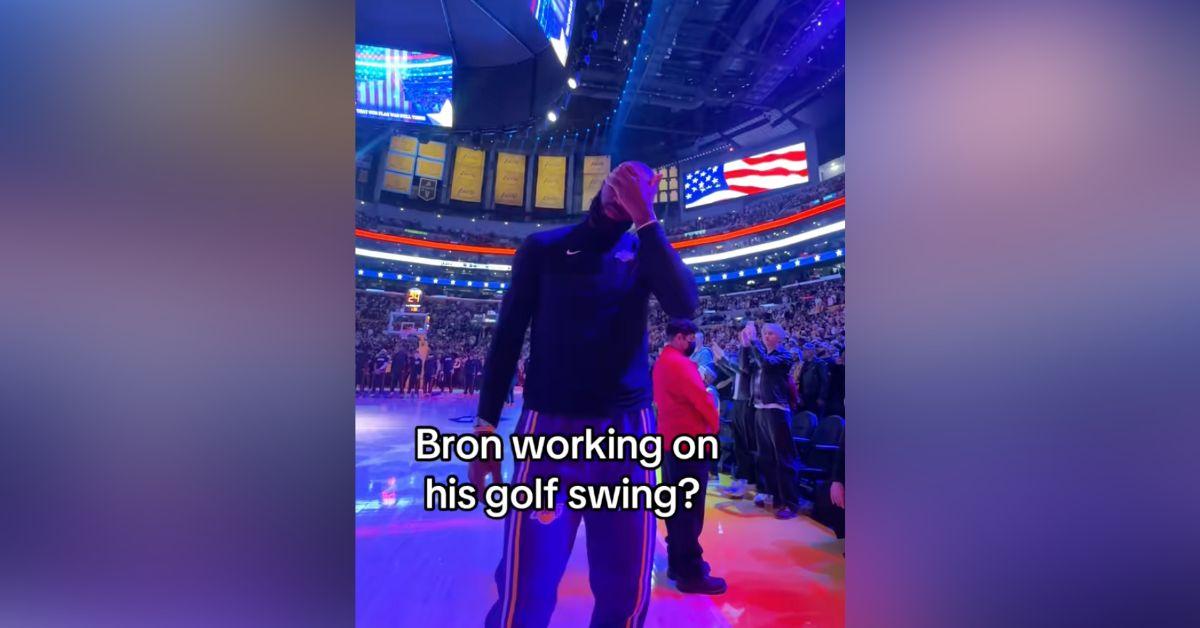 Image of LeBron James plays for the Los Angeles Lakers.