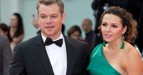 Matt Damon And Luciana Barroso