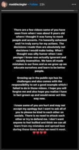 Maddie Ziegler Apology 