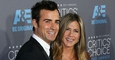Jennifer aniston change last name theroux justin married