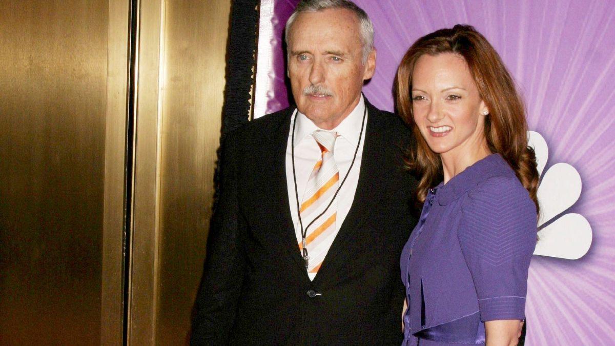 Photo of Dennis Hopper and Katherine LaNasa.