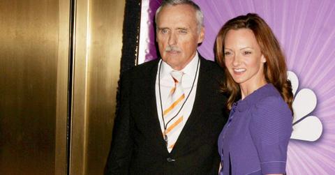 Photo of Dennis Hopper and Katherine LaNasa.