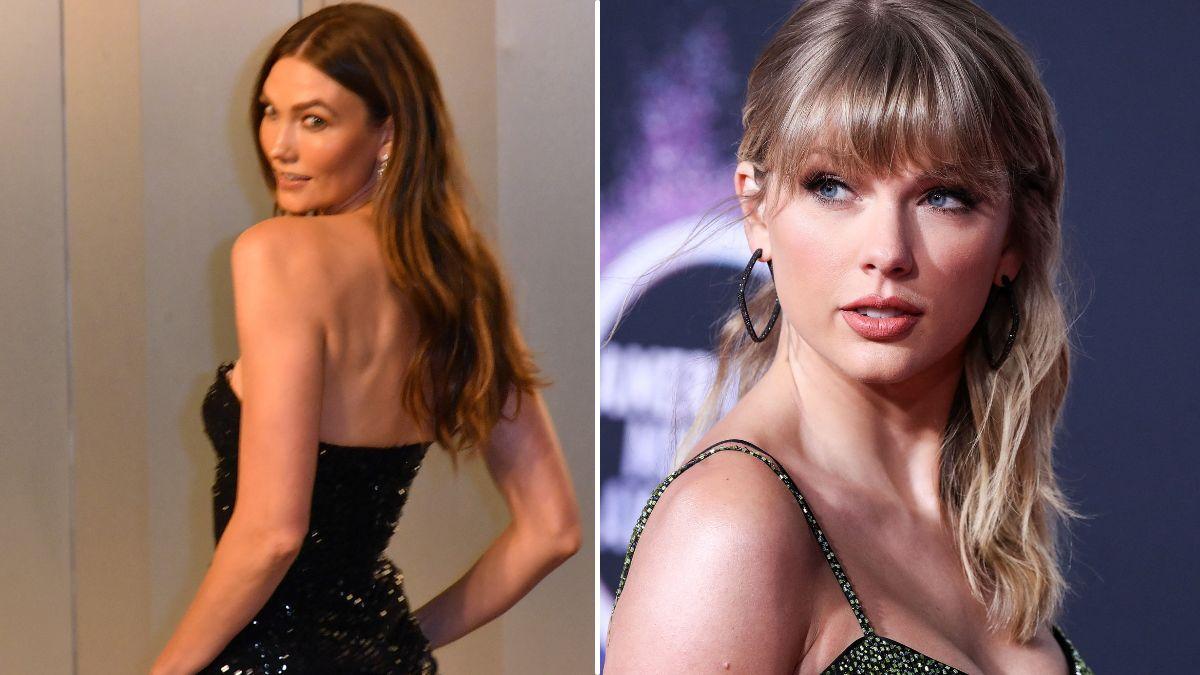 split of Karlie Kloss & Taylor Swift. 