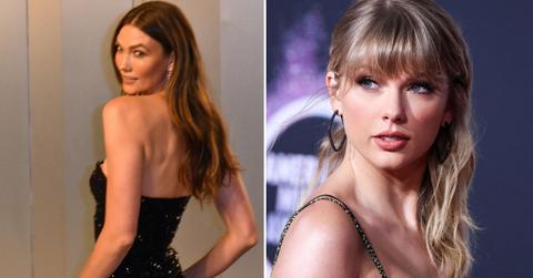 split of Karlie Kloss & Taylor Swift.