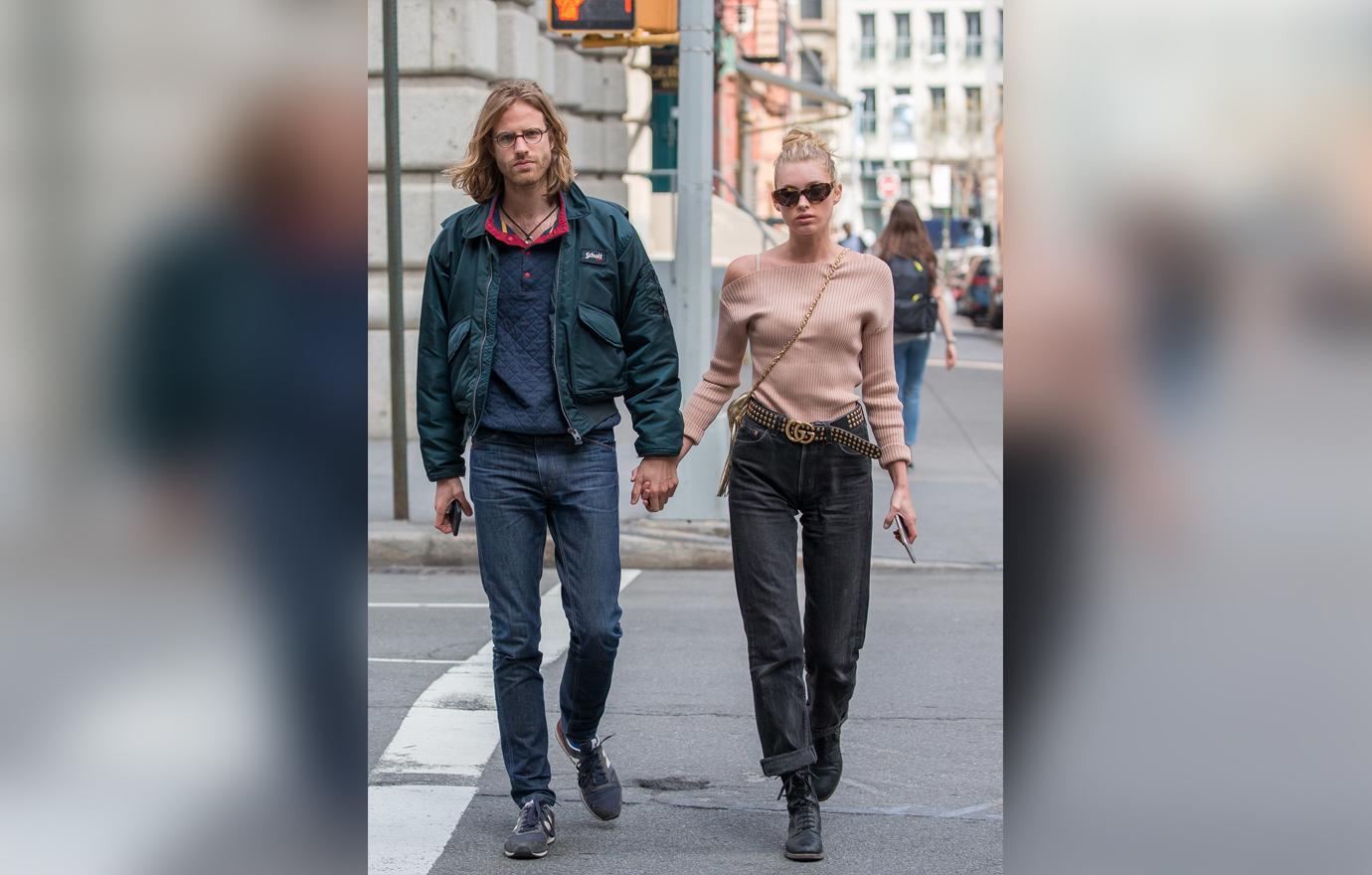 EXCLUSIVE: Elsa Hosk and her boyfriend Tom Daly in New York