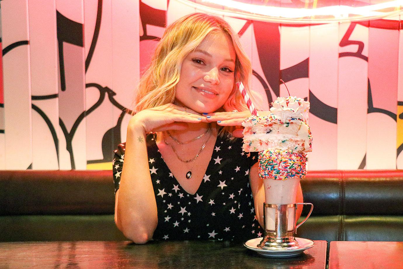 olivia holt at black tap