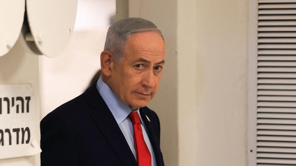 image of Benjamin Netanyahu claimed he didn't want his diagnosis to be used against Israel. 
