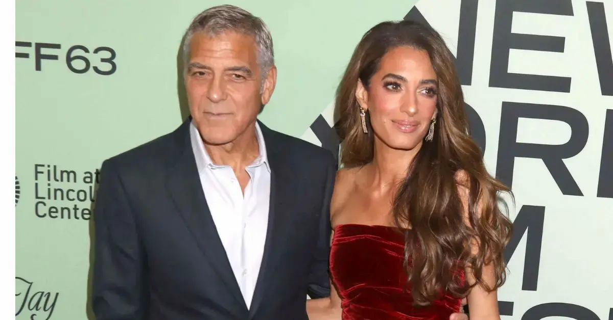 Image of George and Amal Clooney prefer life in the countryside.