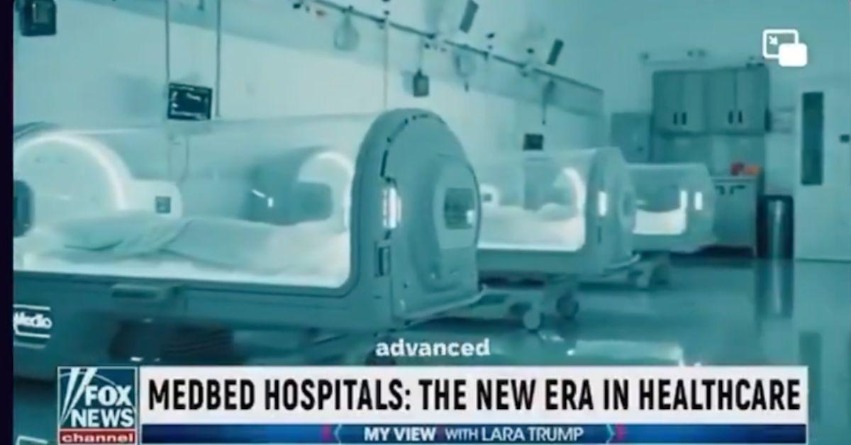 Photo of medbeds from Donald Trump's video