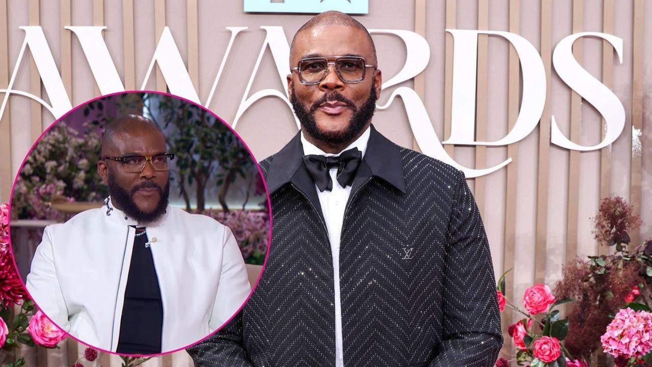 Split photo of Tyler Perry