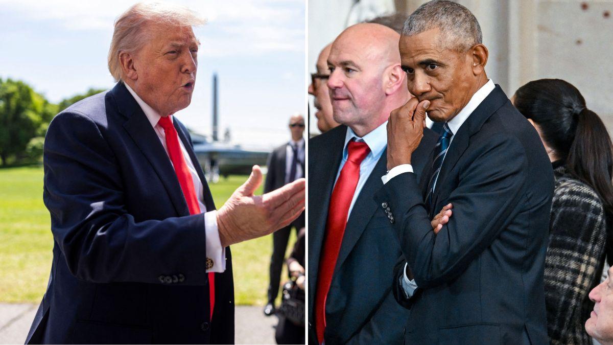 image of Donald Trump called Barack Obama a 'traitor' in his post. 