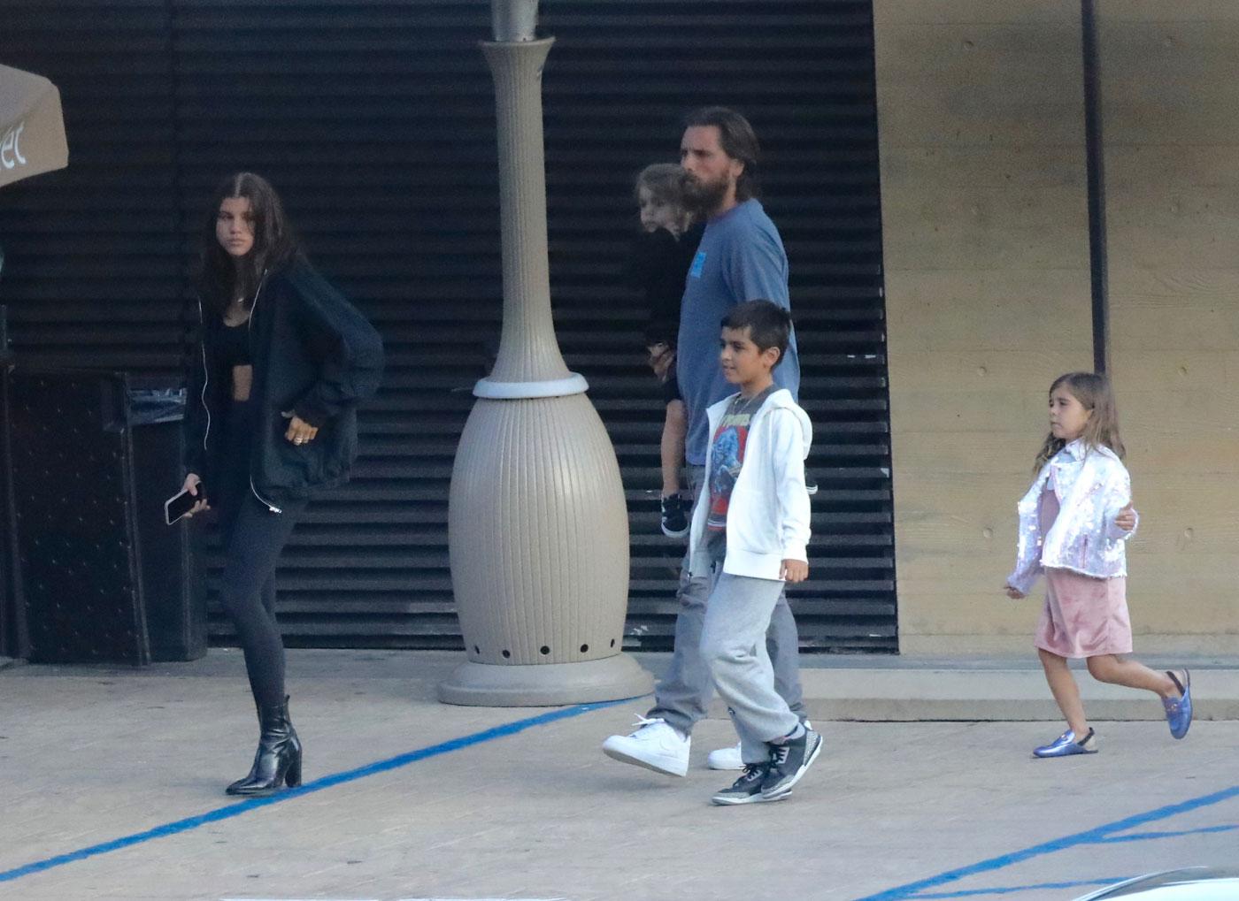 sofia richie scott disick still together hang out with his kids 04