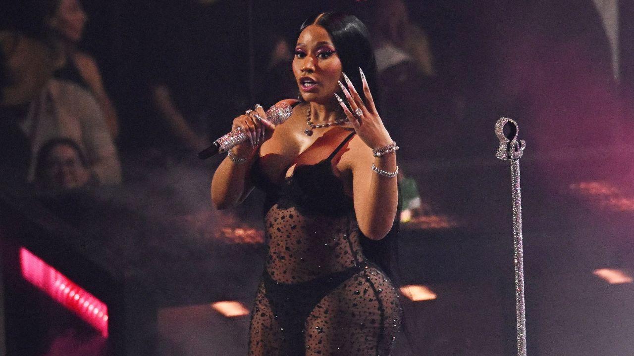 image of Nicki Minaj performing on stage
