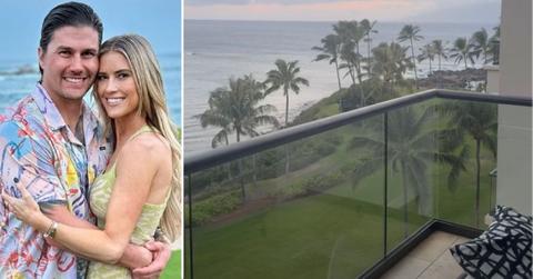 Composite photo of Christina Haack and Josh Hall.