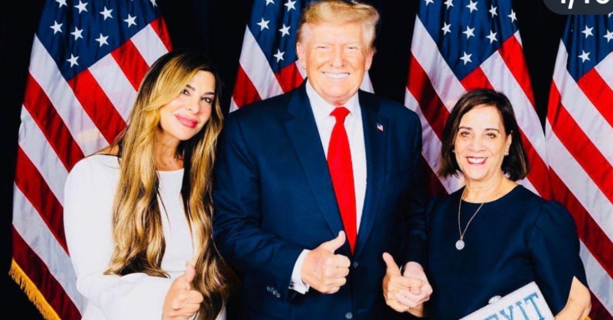 Photo of Siggy Flicker and Donald Trump