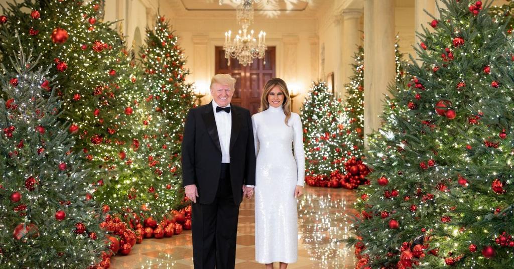 Melania Trump Christmas Decorations 2024 Agna Lorain