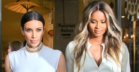 Pregnant Ciara & Kim Kardashian Shopping At Bel Bambini