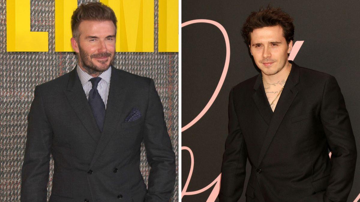 image of David Beckham reportedly won't remove his tattoo dedicated to Brooklyn. 