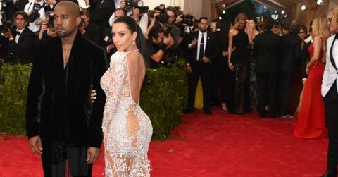 Kim kardashian kanye west met gala