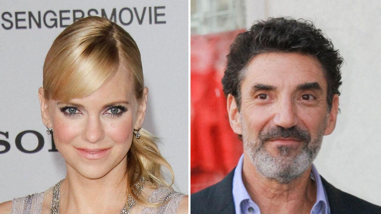 Photo of Anna Faris and Chuck Lorre.