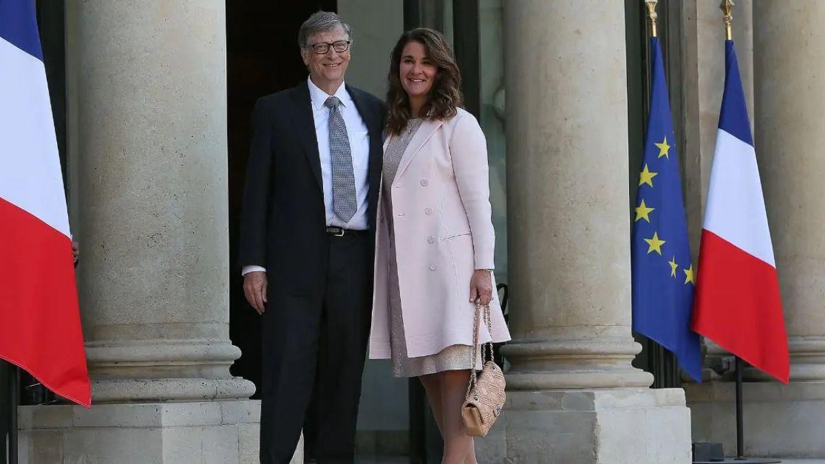 Photo of Bill and Melinda Gates divorced in 2021.