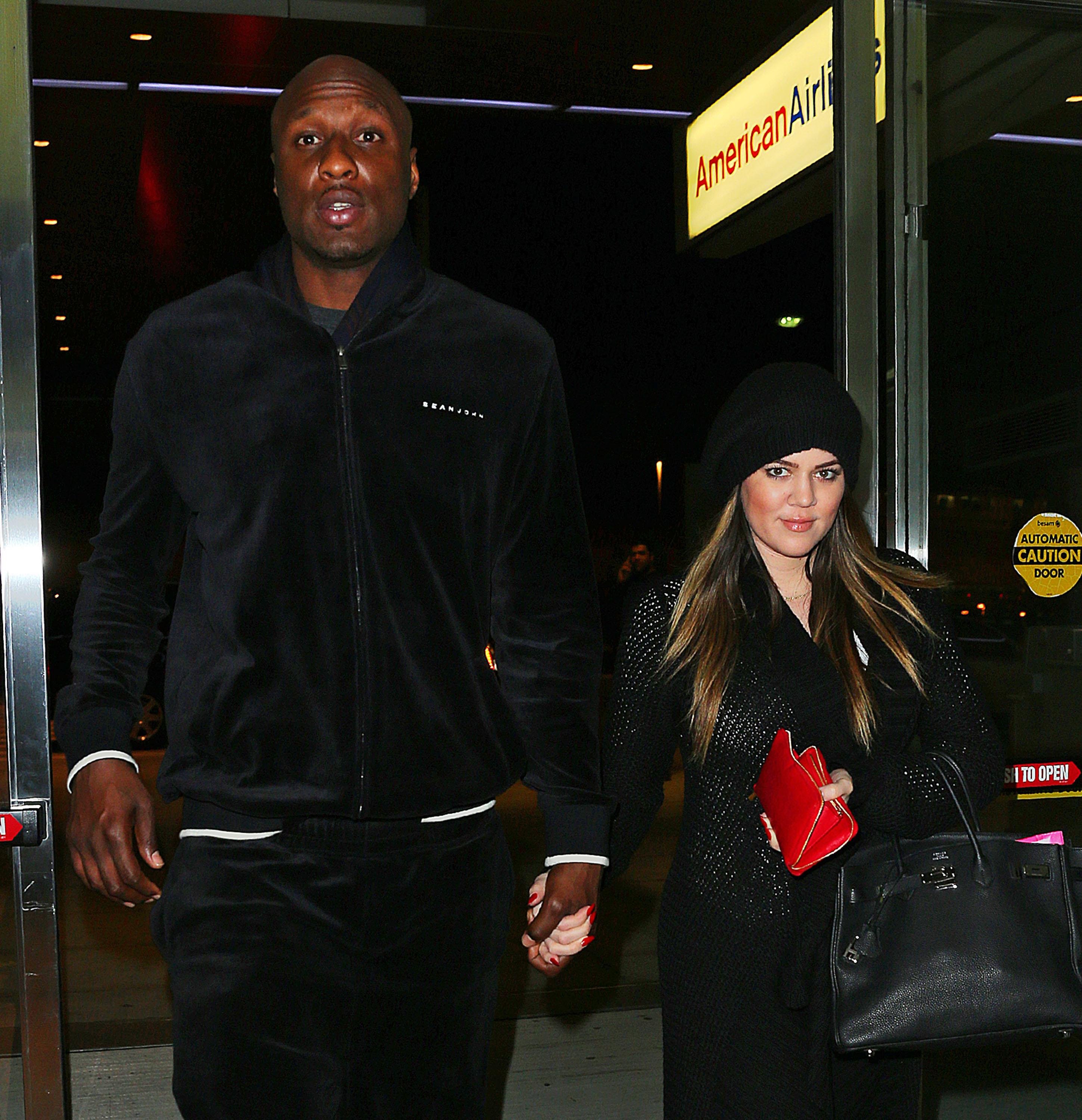 Khloe Kardashian and Lamar Odom depart NYC after Lamar&#8217;s custody hearing with his ex Liz Morales